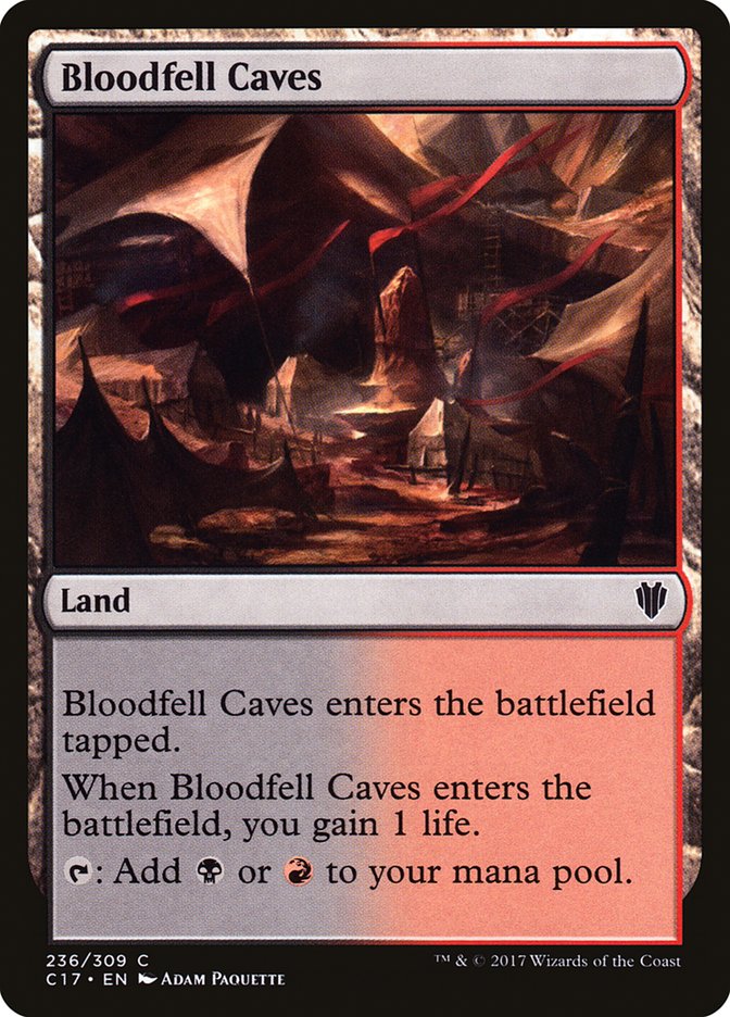 Bloodfell Caves [Commander 2017] | Local Legends