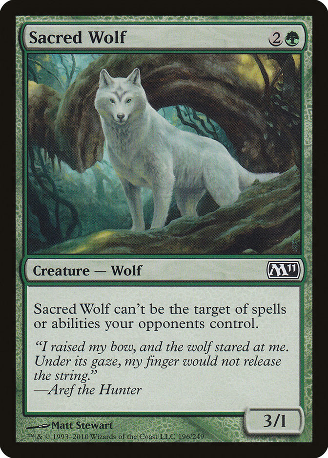 Sacred Wolf [Magic 2011] | Golgari Games