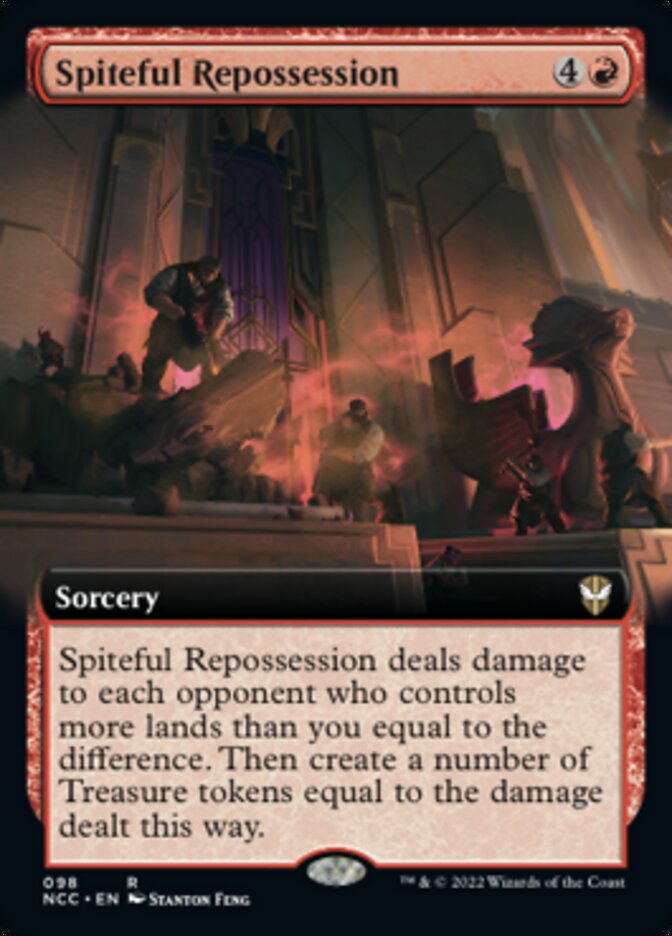 Spiteful Repossession (Extended Art) [Streets of New Capenna Commander] | Local Legends