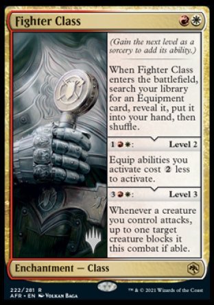 Fighter Class (Promo Pack) [Dungeons & Dragons: Adventures in the Forgotten Realms Promos] | Golgari Games