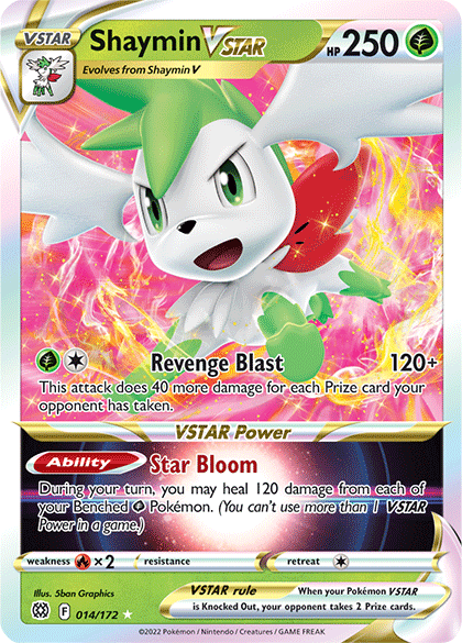 Shaymin VSTAR (014/172) [Sword & Shield: Brilliant Stars] | Golgari Games