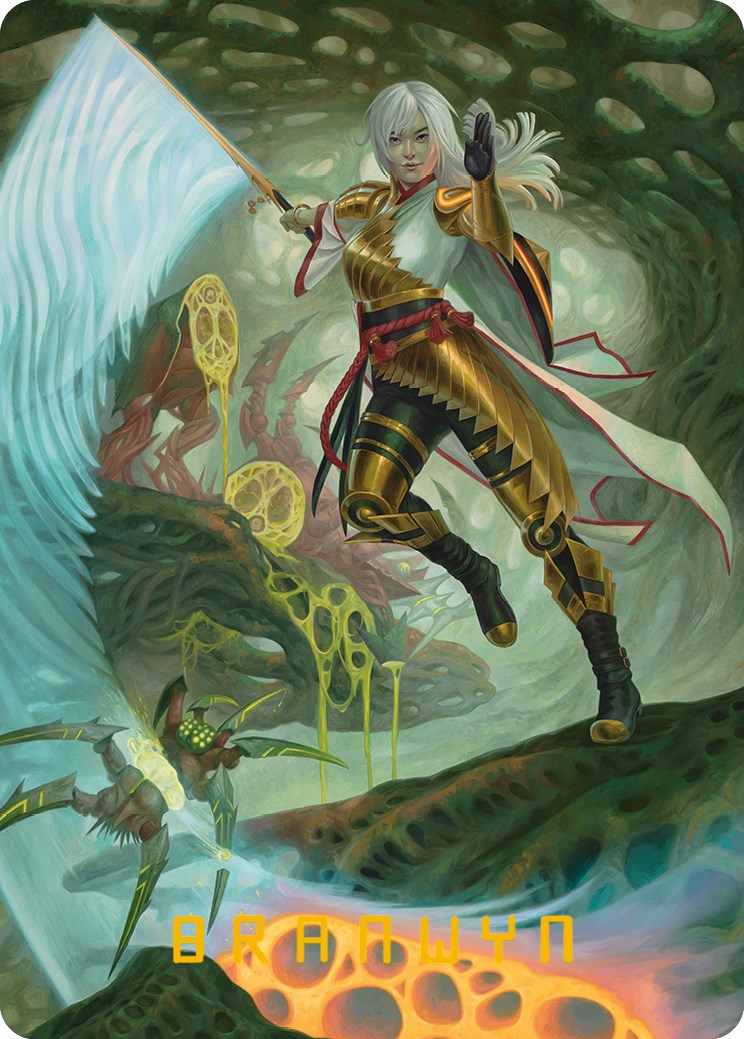 The Eternal Wanderer Art Card (Gold-Stamped Signature) [Phyrexia: All Will Be One Art Series] | Local Legends