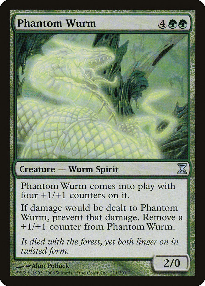 Phantom Wurm [Time Spiral] | Golgari Games