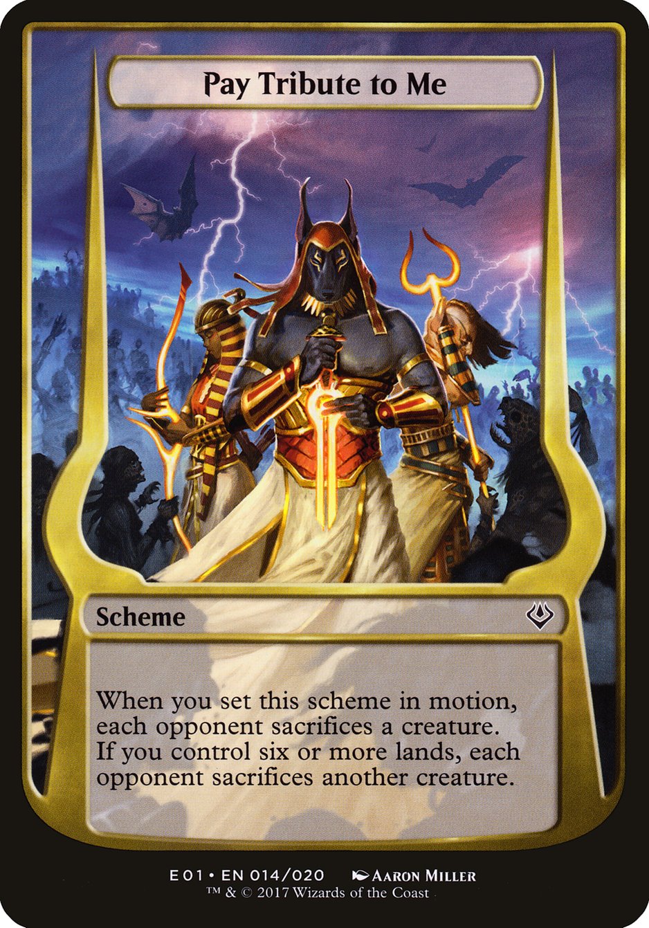 Pay Tribute to Me (Schemes) [Archenemy: Nicol Bolas Schemes] | Golgari Games