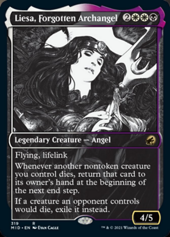 Liesa, Forgotten Archangel (Showcase Eternal Night) [Innistrad: Midnight Hunt] | Local Legends