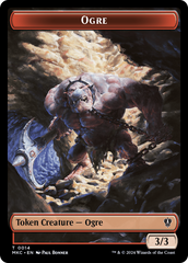 Soldier // Ogre Double-Sided Token [Murders at Karlov Manor Commander Tokens] | Golgari Games