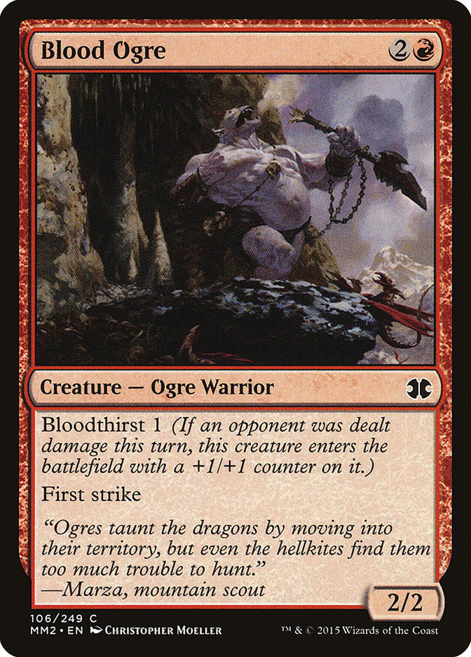 Blood Ogre [Modern Masters 2015] | Golgari Games