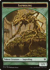 Saproling (016) // Saproling (017) Double-sided Token [Commander 2016 Tokens] | Golgari Games