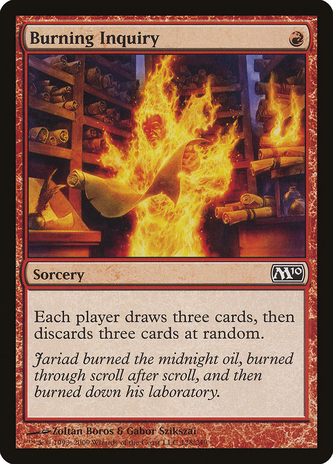 Burning Inquiry [Magic 2010] | Golgari Games