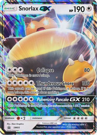 Snorlax GX (SM05) (Jumbo Card) [Sun & Moon: Black Star Promos] | Golgari Games