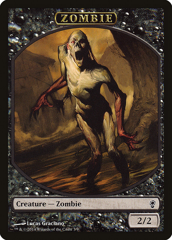 Zombie Token [Conspiracy Tokens] | Golgari Games