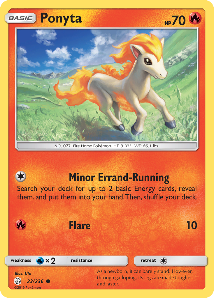 Ponyta (23/236) [Sun & Moon: Cosmic Eclipse] | Local Legends