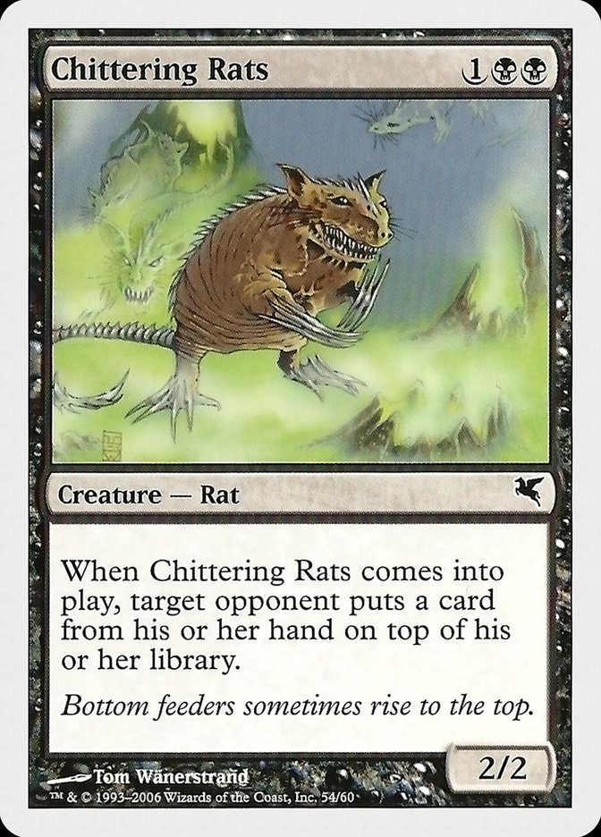 Chittering Rats (54) [Hachette UK] | Golgari Games