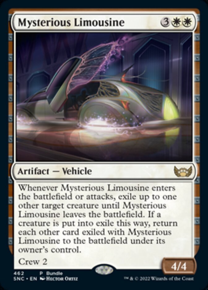 Mysterious Limousine (Bundle) [Streets of New Capenna] | Golgari Games