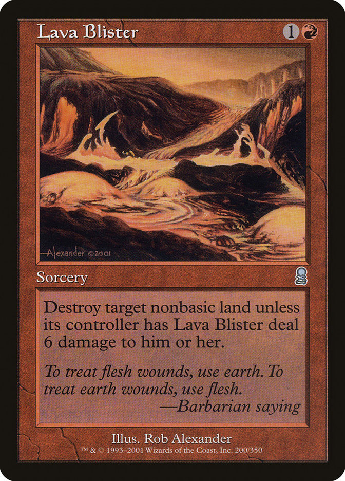 Lava Blister [Odyssey] | Local Legends