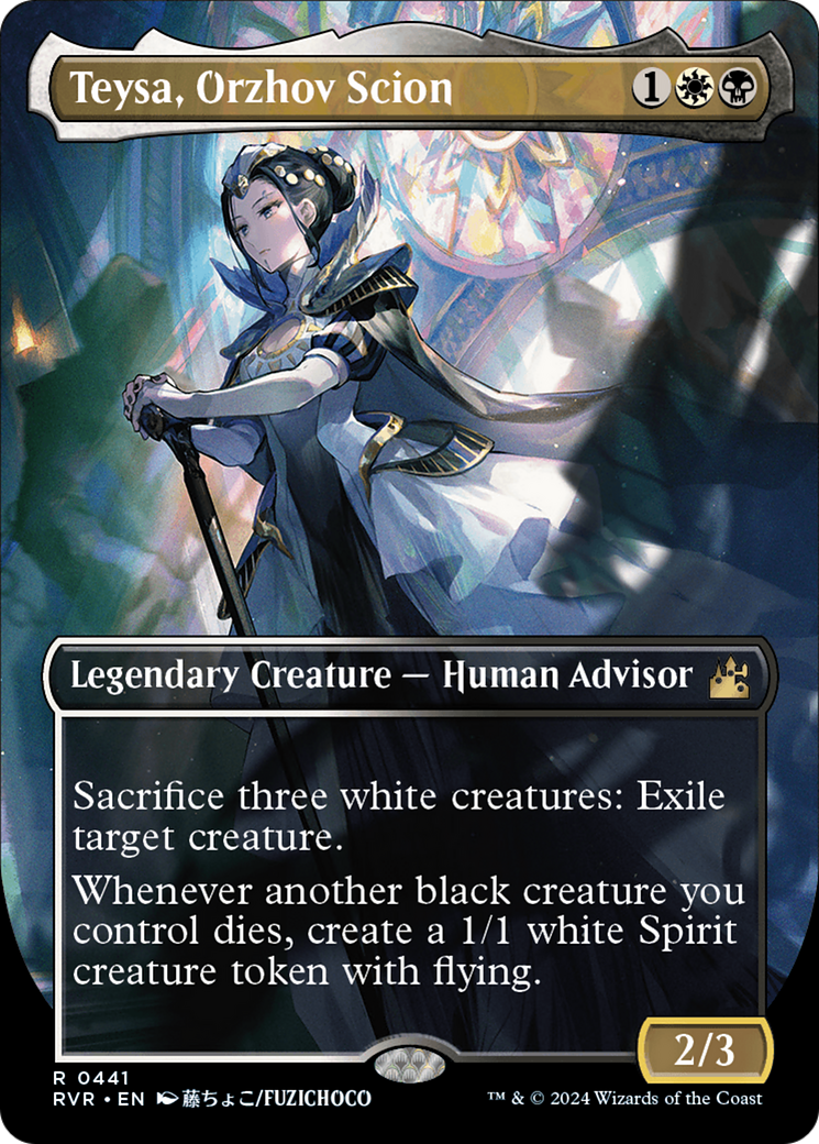 Teysa, Orzhov Scion (Anime Borderless) [Ravnica Remastered] | Local Legends