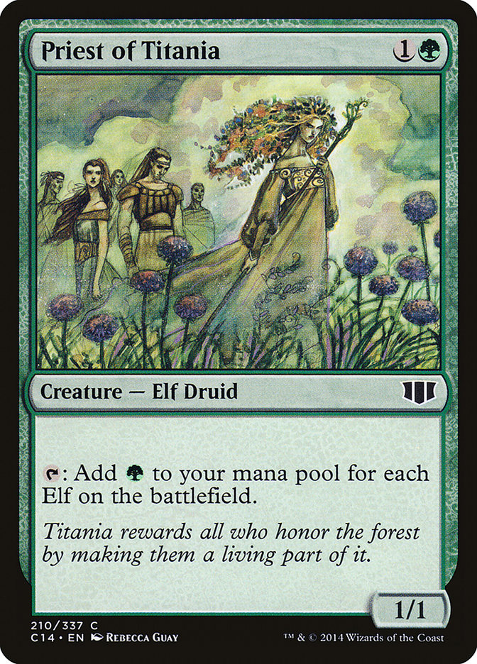 Priest of Titania [Commander 2014] | Golgari Games