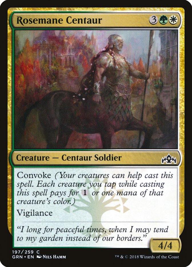 Rosemane Centaur [Guilds of Ravnica] | Golgari Games