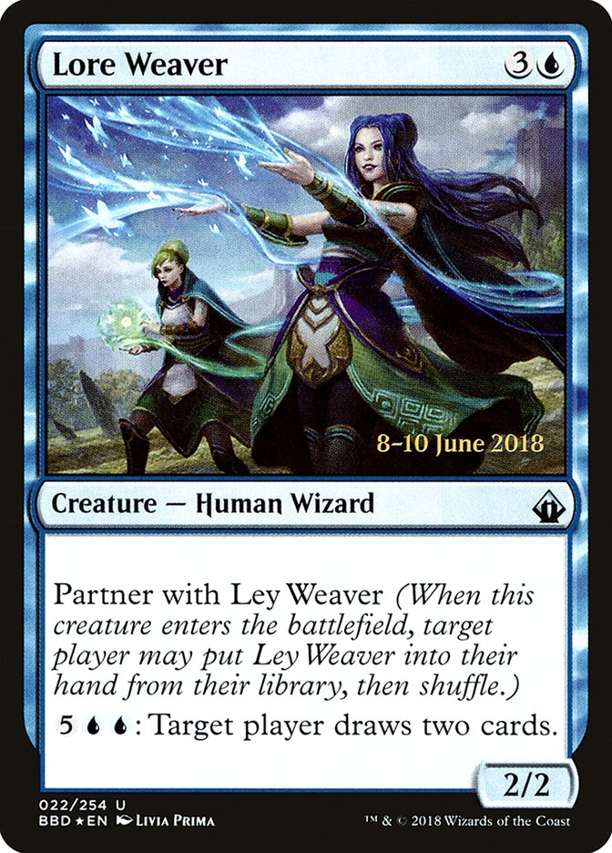 Lore Weaver [Battlebond Prerelease Promos] | Local Legends