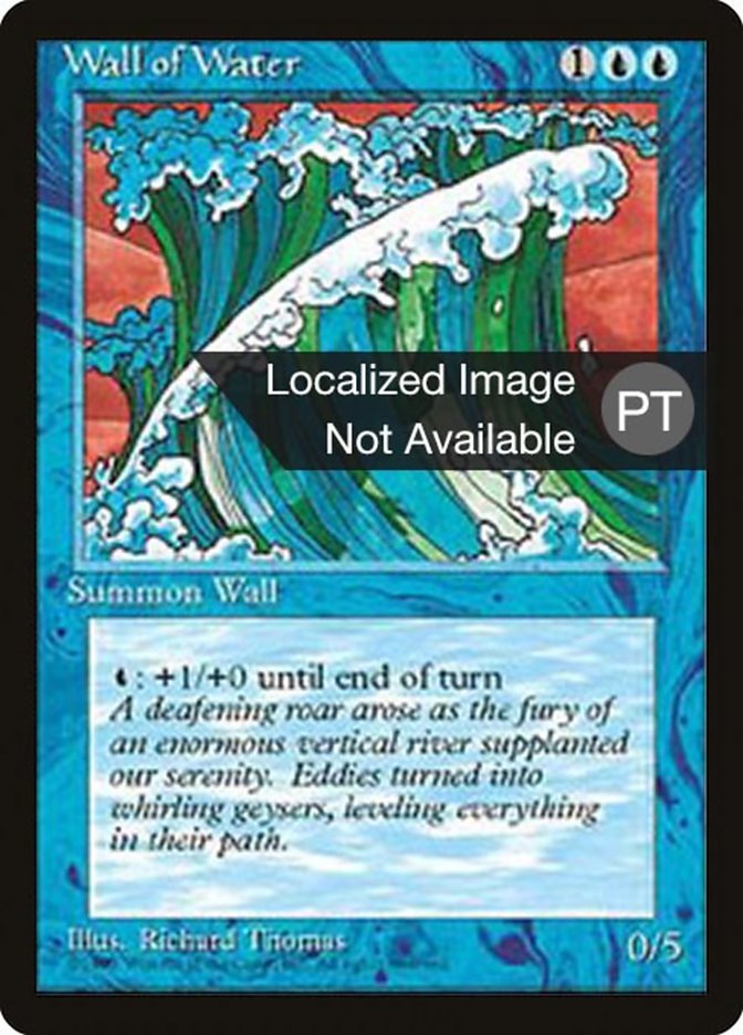 Wall of Water [Fourth Edition (Foreign Black Border)] | Golgari Games