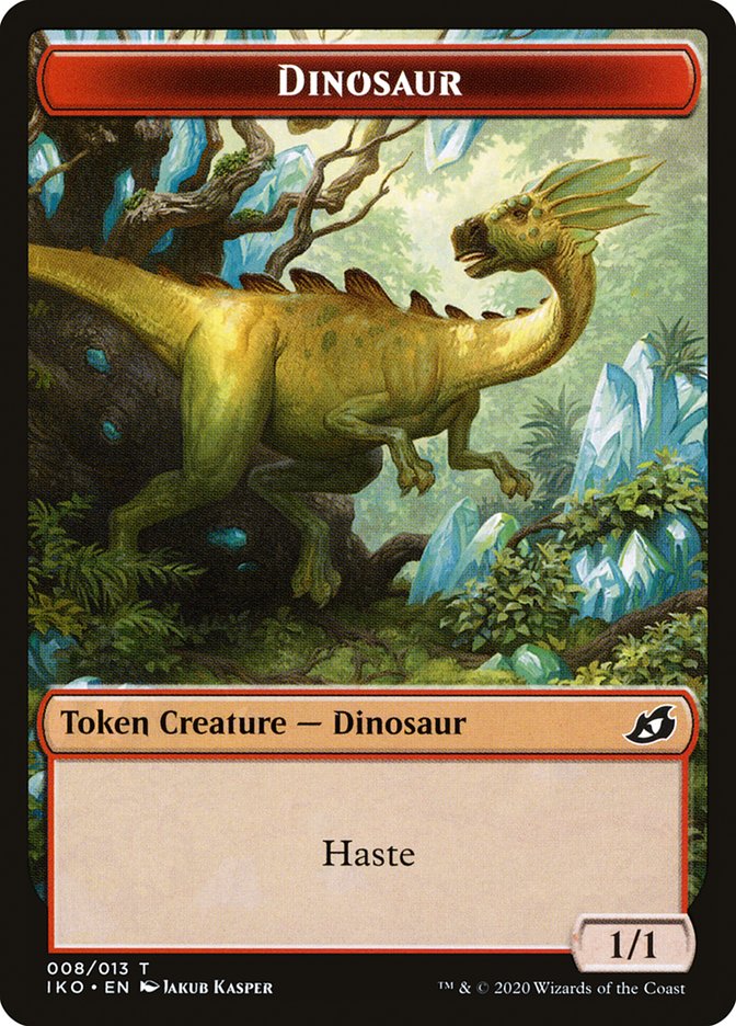 Dinosaur Token [Ikoria: Lair of Behemoths Tokens] | Local Legends