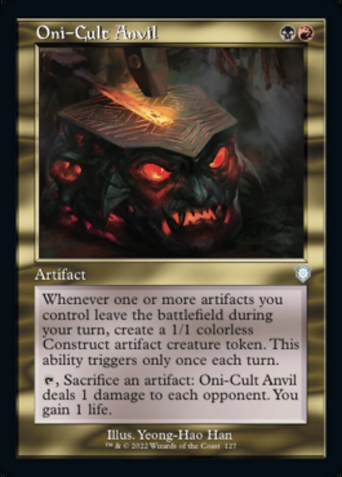Oni-Cult Anvil (Retro) [The Brothers' War Commander] | Local Legends