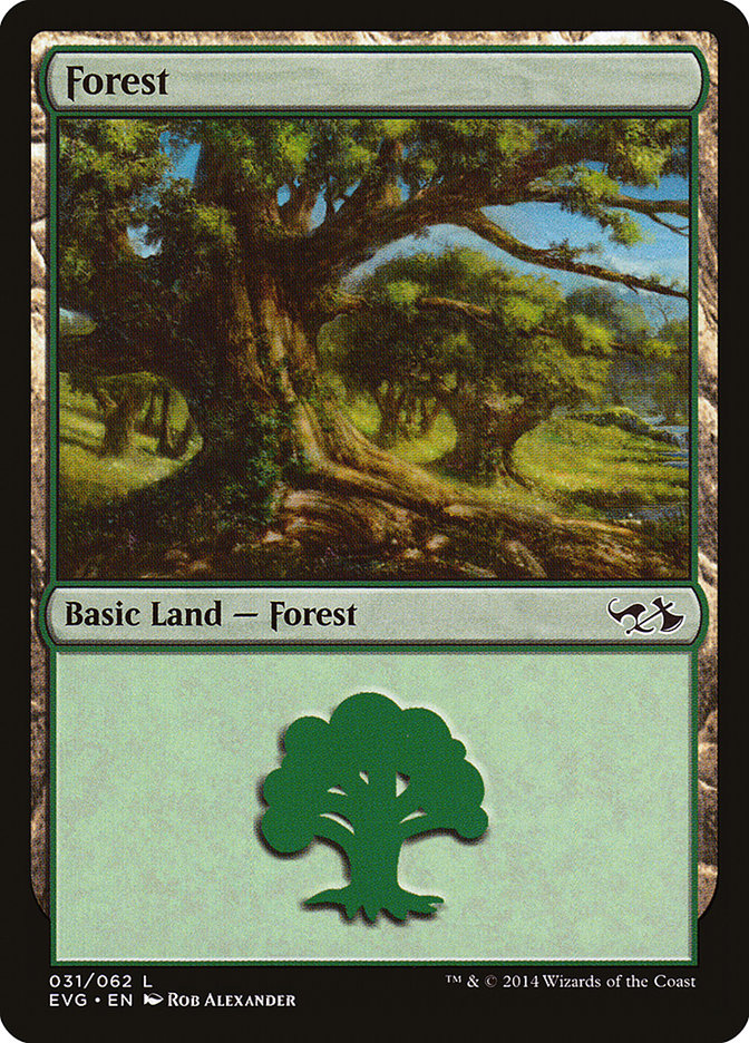 Forest (31) (Elves vs. Goblins) [Duel Decks Anthology] | Local Legends