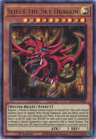 Slifer the Sky Dragon (Ultra Pharaoh's Rare) [KICO-EN063] Ultra Pharaoh’s Rare | Golgari Games