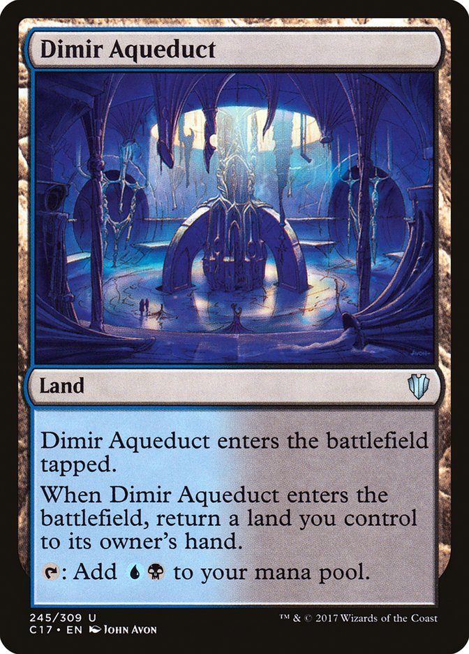 Dimir Aqueduct [Commander 2017] | Local Legends