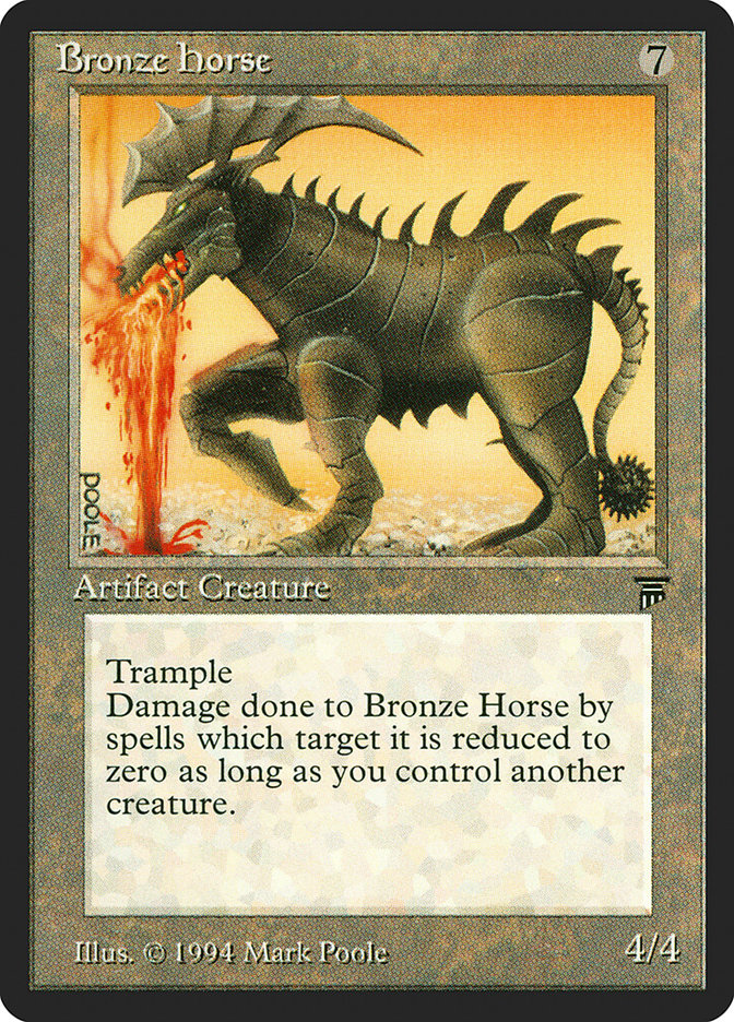 Bronze Horse [Legends] | Golgari Games