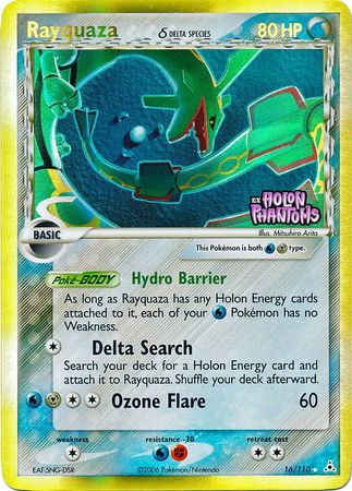 Rayquaza (16/110) (Delta Species) (Stamped) [EX: Holon Phantoms] | Golgari Games