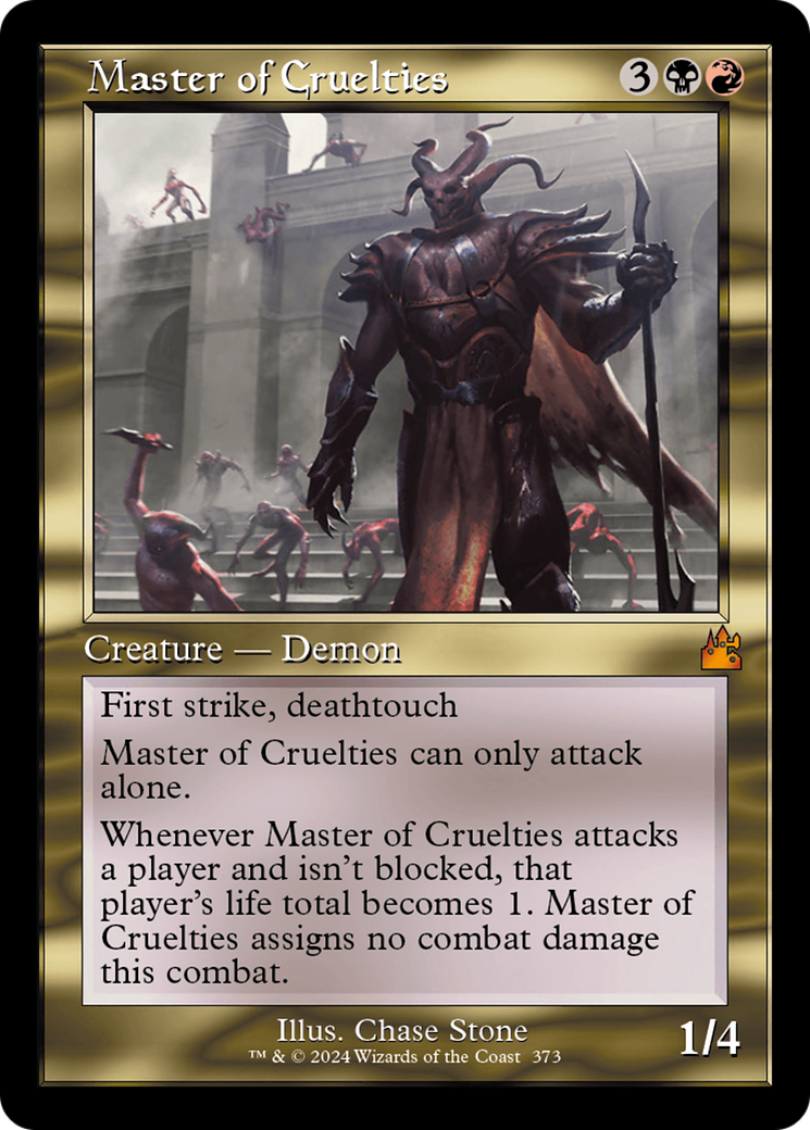 Master of Cruelties (Retro Frame) [Ravnica Remastered] | Golgari Games