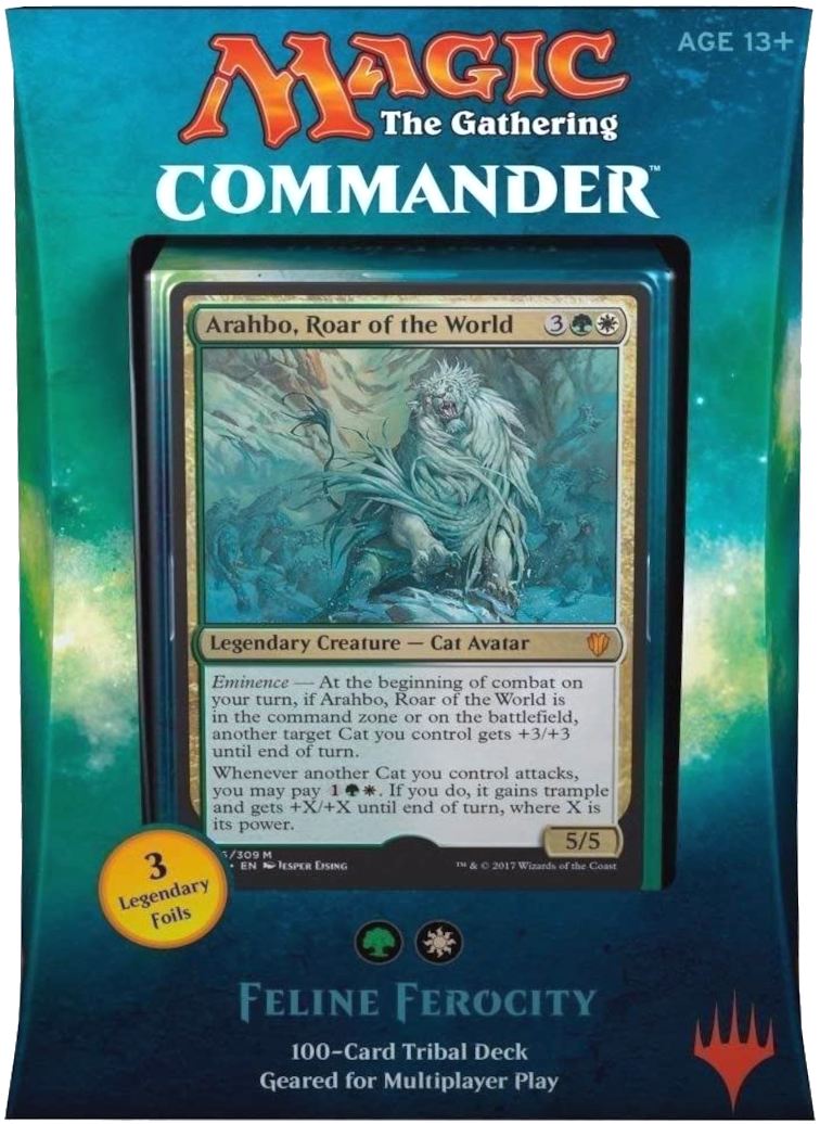 Commander 2017 - Commander Deck (Feline Ferocity) | Local Legends