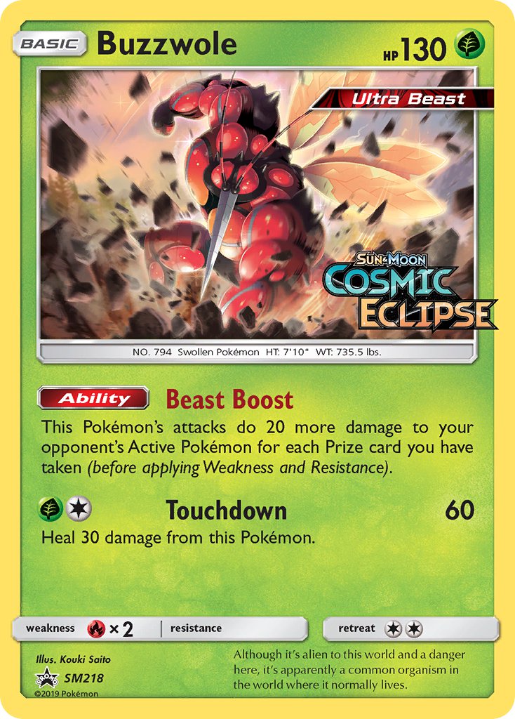 Buzzwole (SM218) [Sun & Moon: Black Star Promos] | Golgari Games