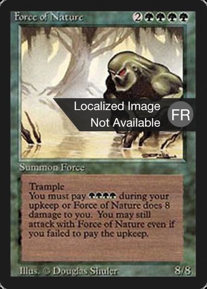 Force of Nature [Foreign Black Border] | Golgari Games