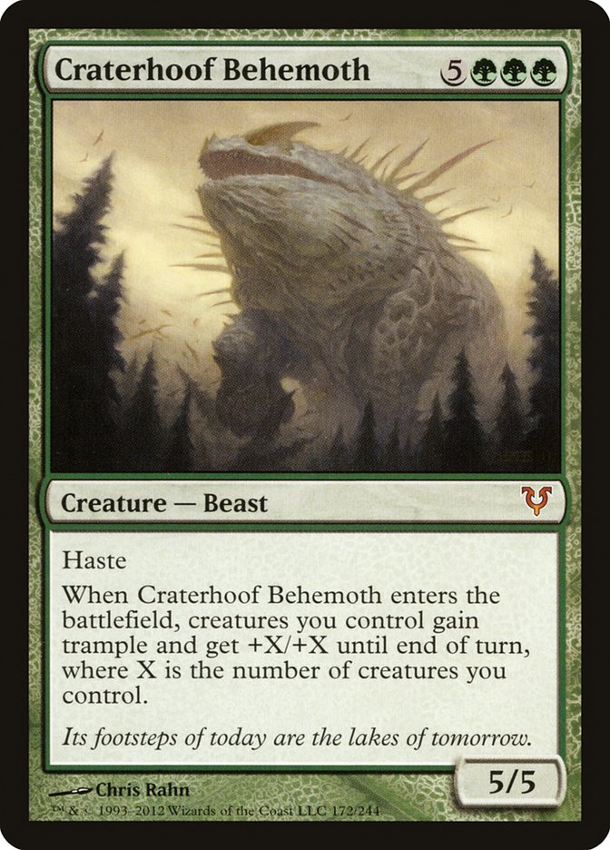 Craterhoof Behemoth [Avacyn Restored] | Local Legends