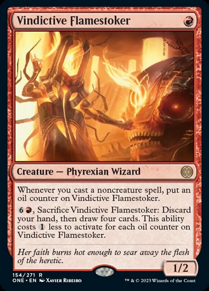 Vindictive Flamestoker [Phyrexia: All Will Be One] | Golgari Games