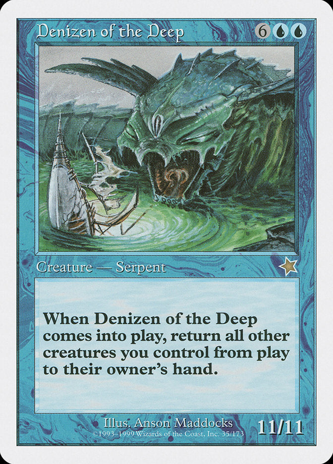 Denizen of the Deep [Starter 1999] | Golgari Games