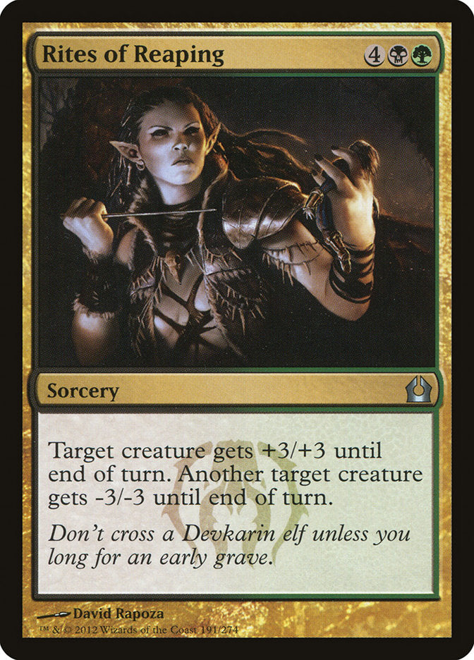 Rites of Reaping [Return to Ravnica] | Local Legends