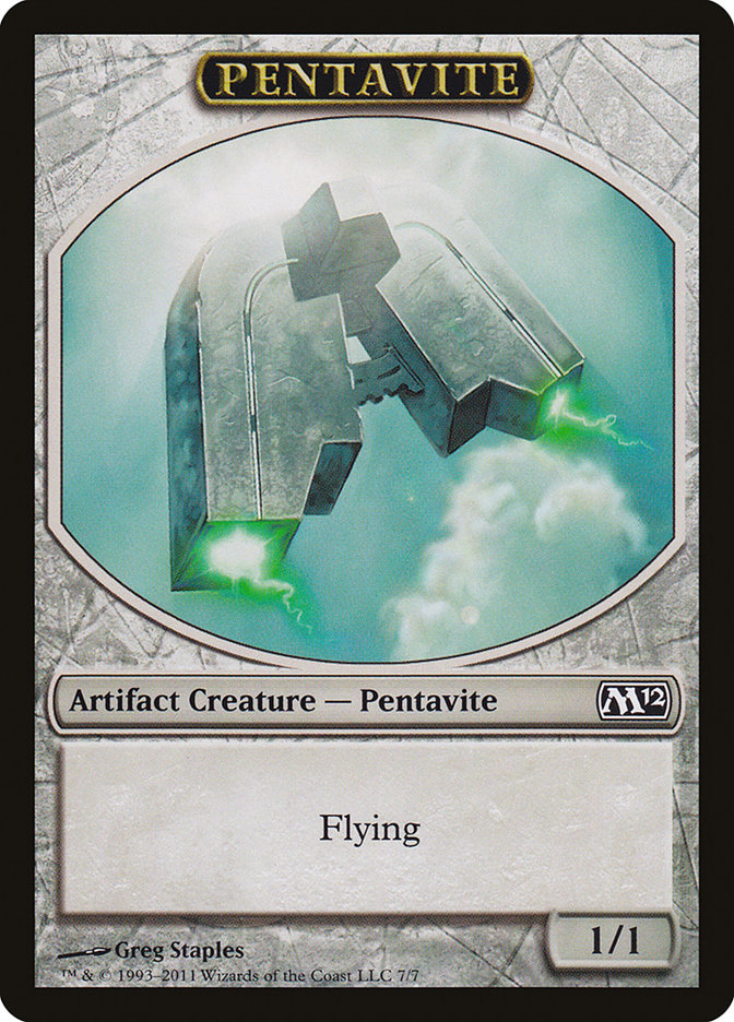 Pentavite Token [Magic 2012 Tokens] | Golgari Games