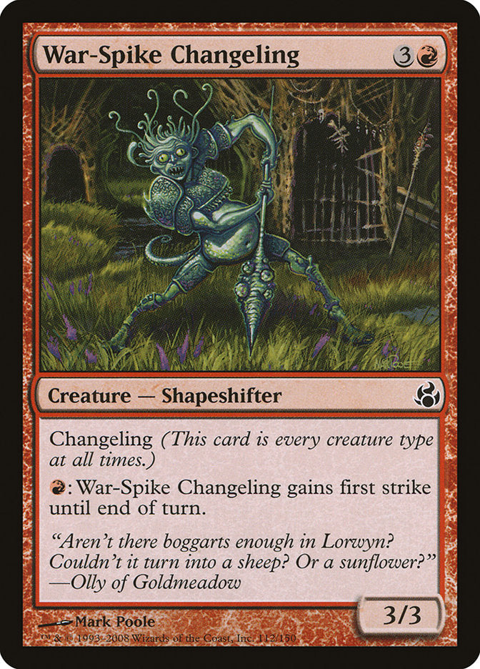 War-Spike Changeling [Morningtide] | Local Legends