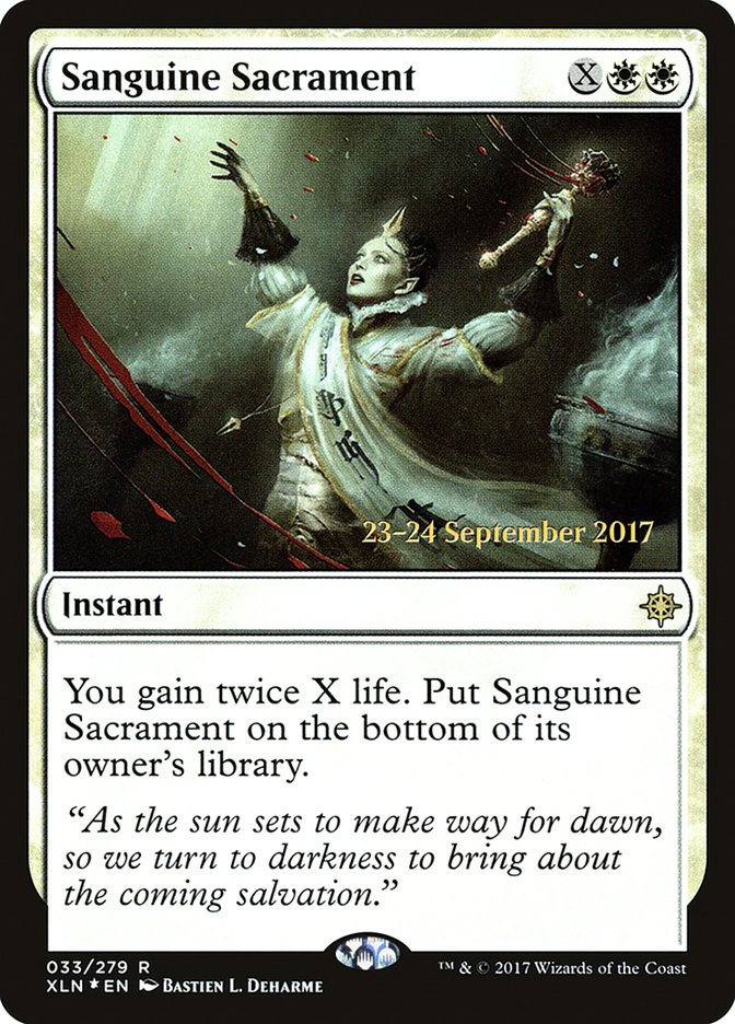 Sanguine Sacrament [Ixalan Prerelease Promos] | Local Legends