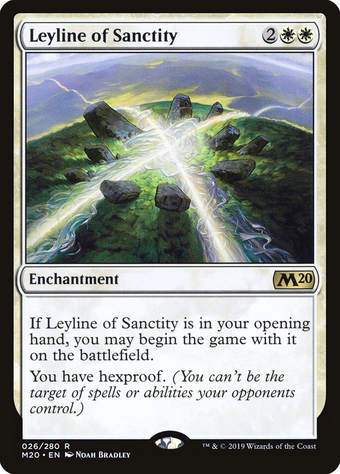 Leyline of Sanctity [Core Set 2020] | Local Legends