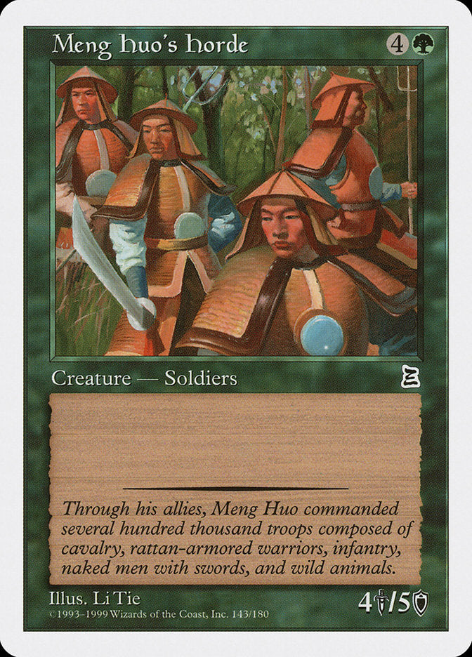 Meng Huo's Horde [Portal Three Kingdoms] | Local Legends