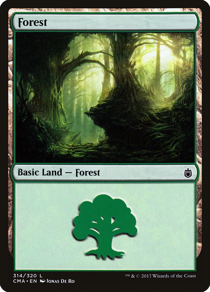 Forest (314) [Commander Anthology] | Golgari Games