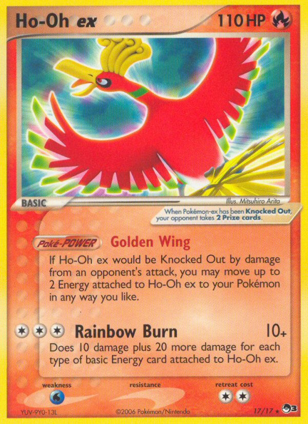 Ho-Oh ex (17/17) (Holo) [POP Series 3] | Golgari Games