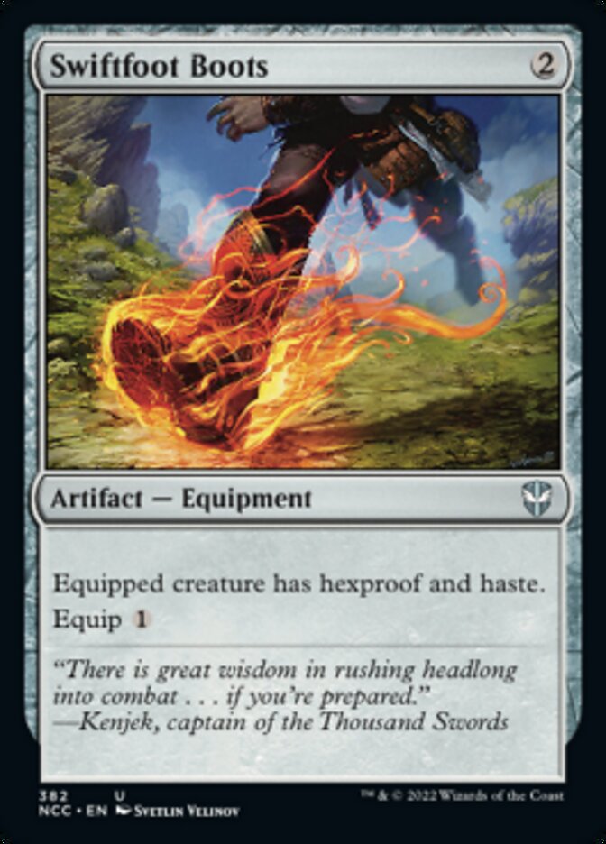 Swiftfoot Boots [Streets of New Capenna Commander] | Local Legends