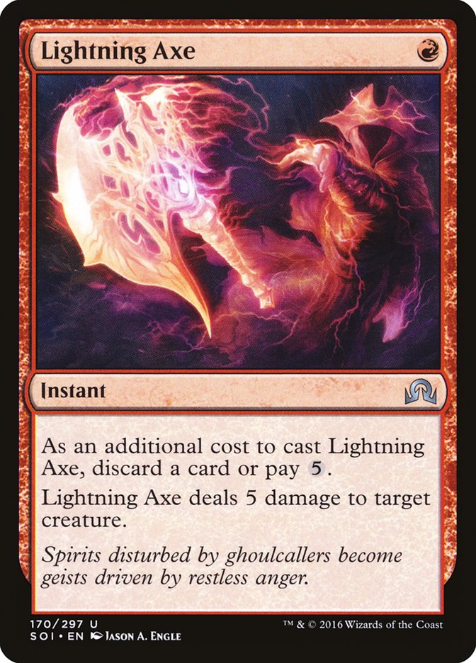 Lightning Axe [Shadows over Innistrad] | Local Legends