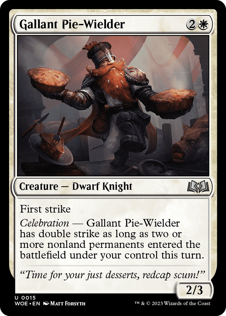 Gallant Pie-Wielder [Wilds of Eldraine] | Golgari Games