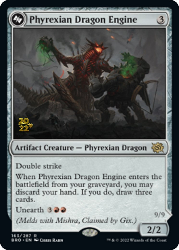 Phyrexian Dragon Engine [The Brothers' War: Prerelease Promos] | Local Legends